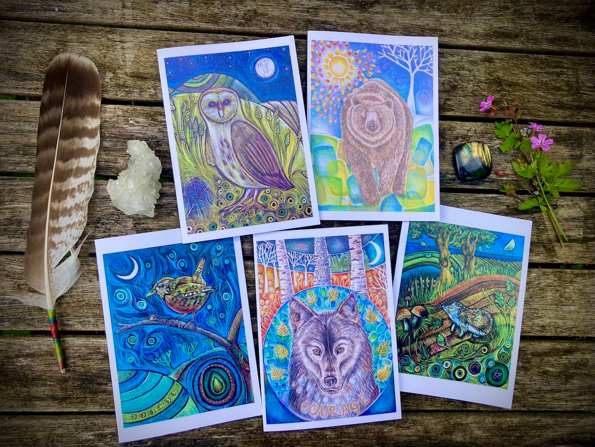 The Ally - set of 5 greetings cards