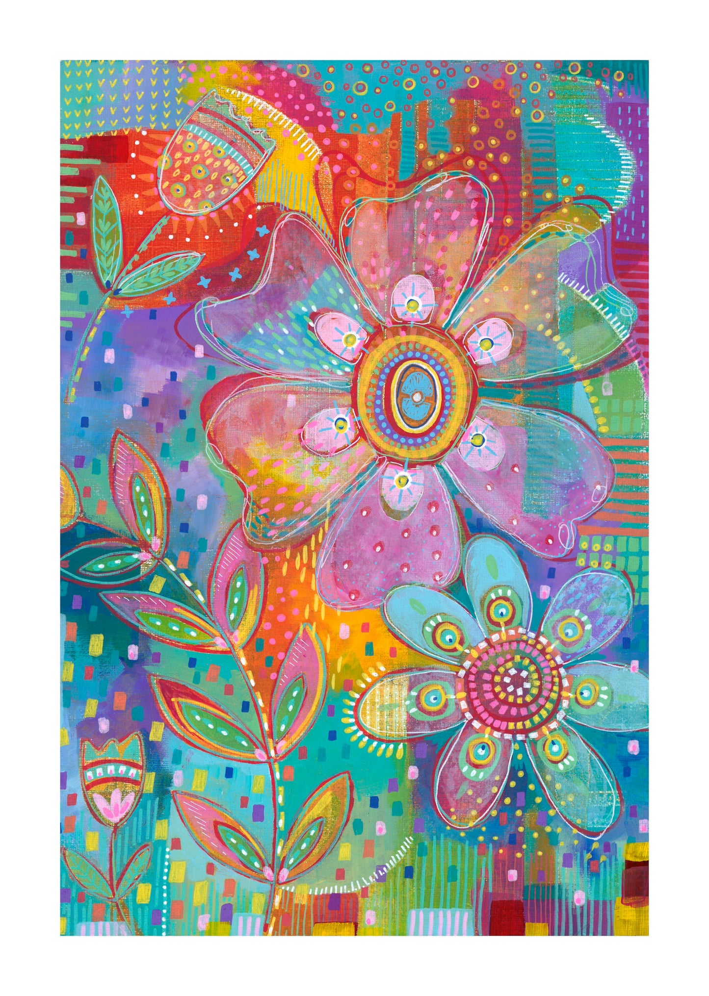 When Flowers Painted the Sky - fine art print