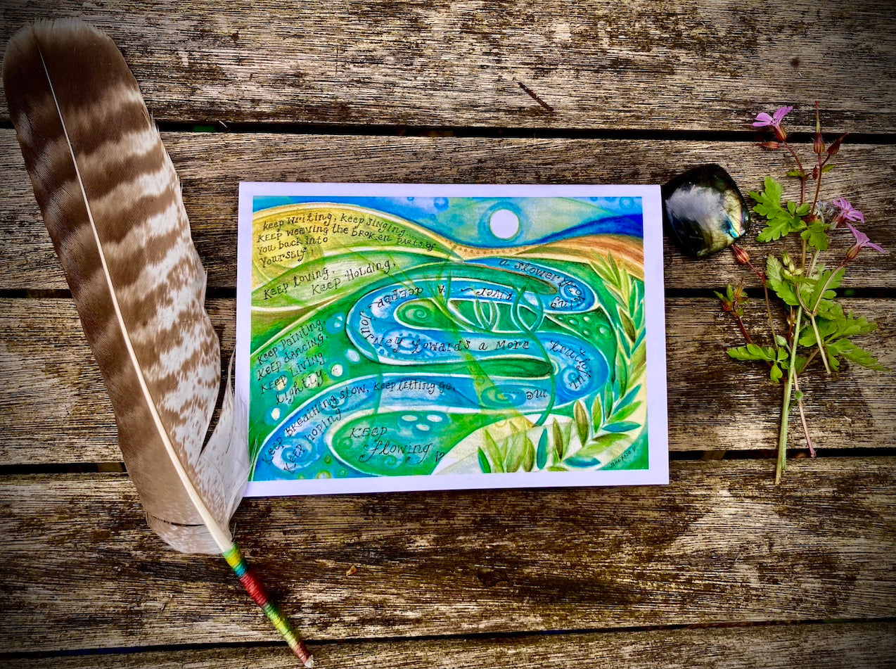 The Journey - a set of 5 greetings cards