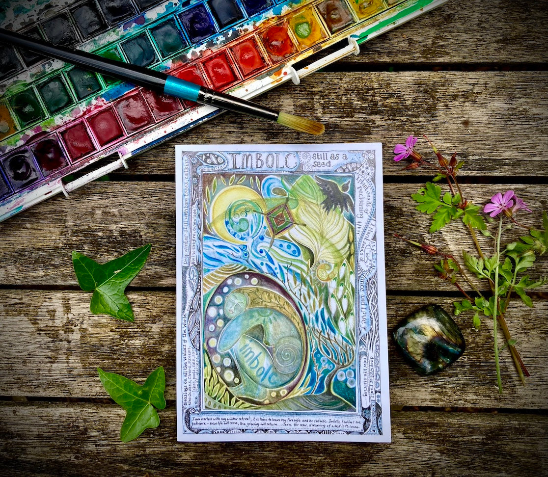The Wheel - set of 8 greetings cards