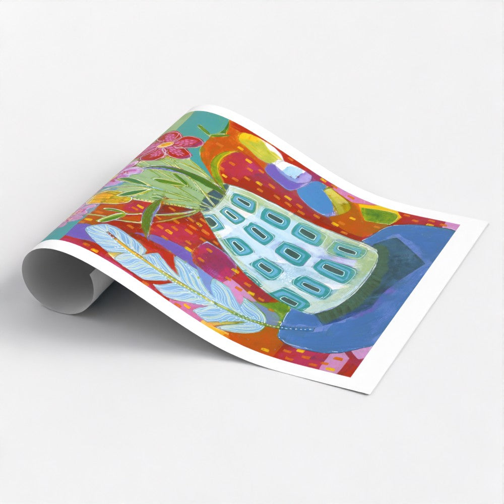 The Day The Blooms Threw a Colour Party - fine art print