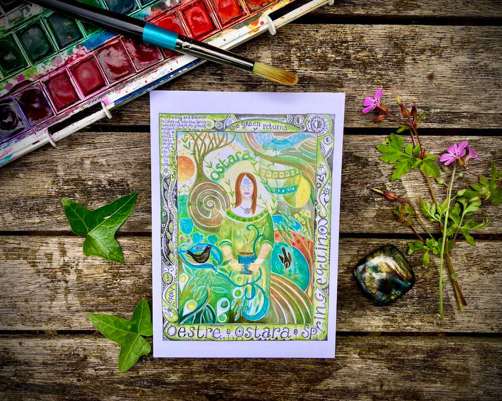 The Wheel - set of 8 greetings cards