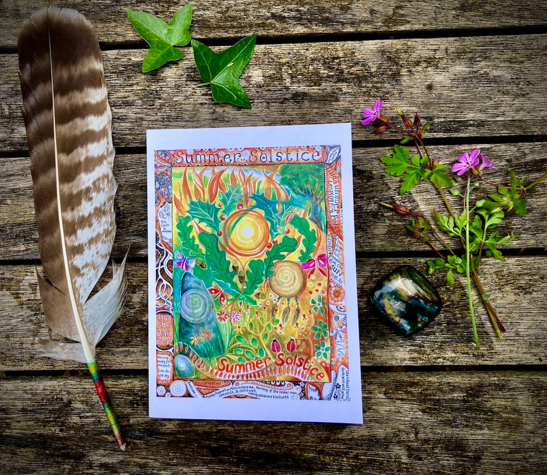 The Wheel - set of 8 greetings cards
