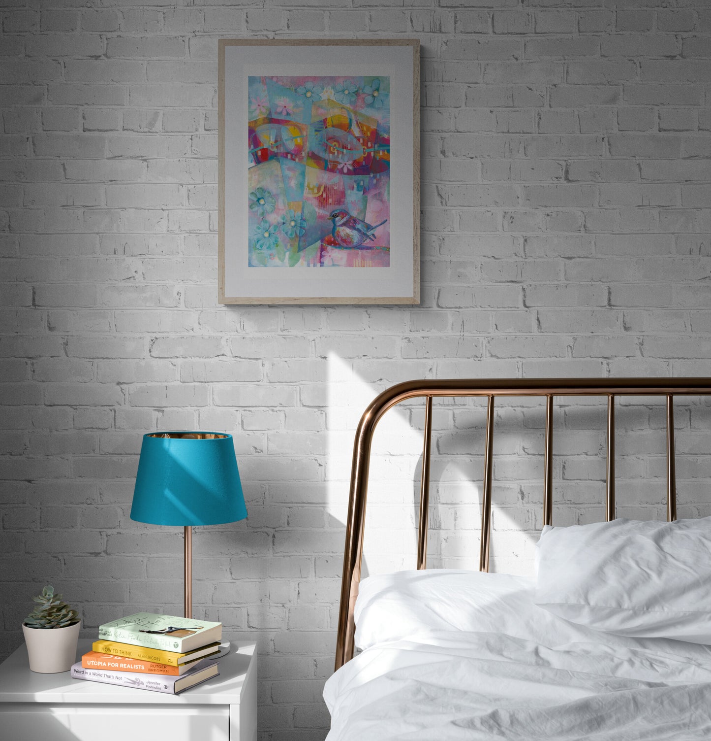 The Bird Who Found Colour in the Clouds - fine art print