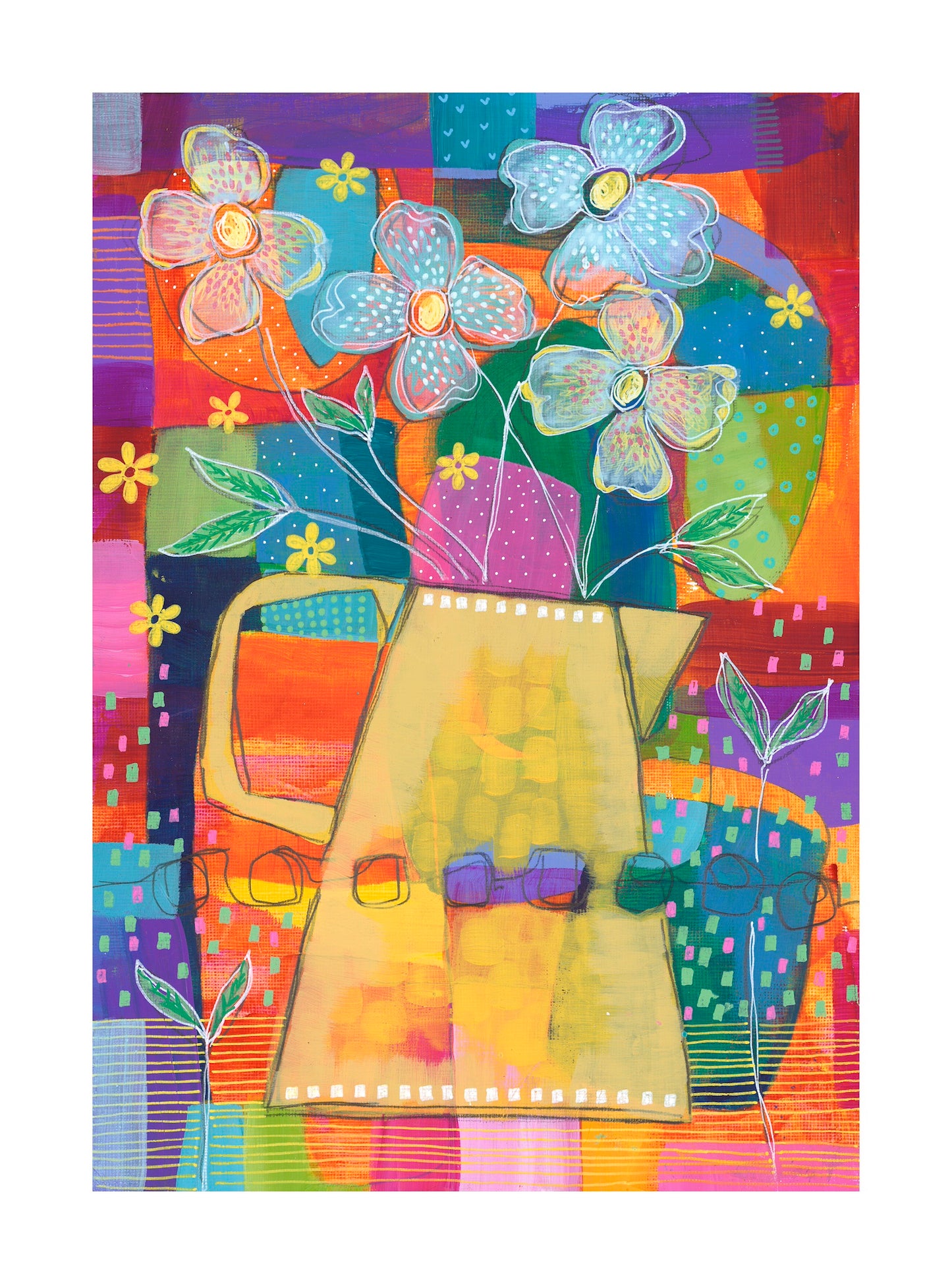 When Flowers Dream in Colour - original artwork