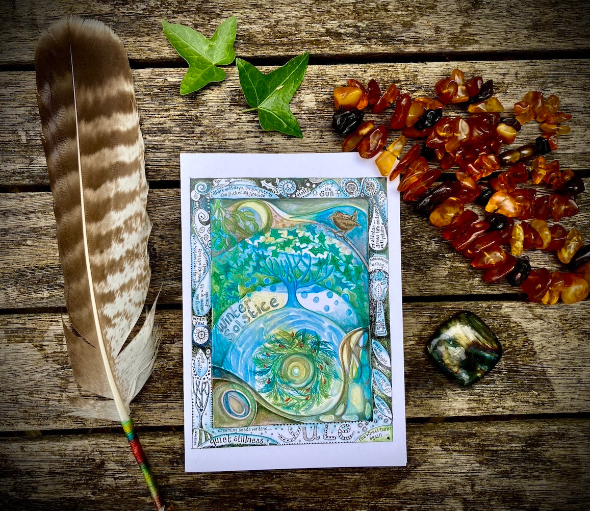The Wheel - set of 8 greetings cards
