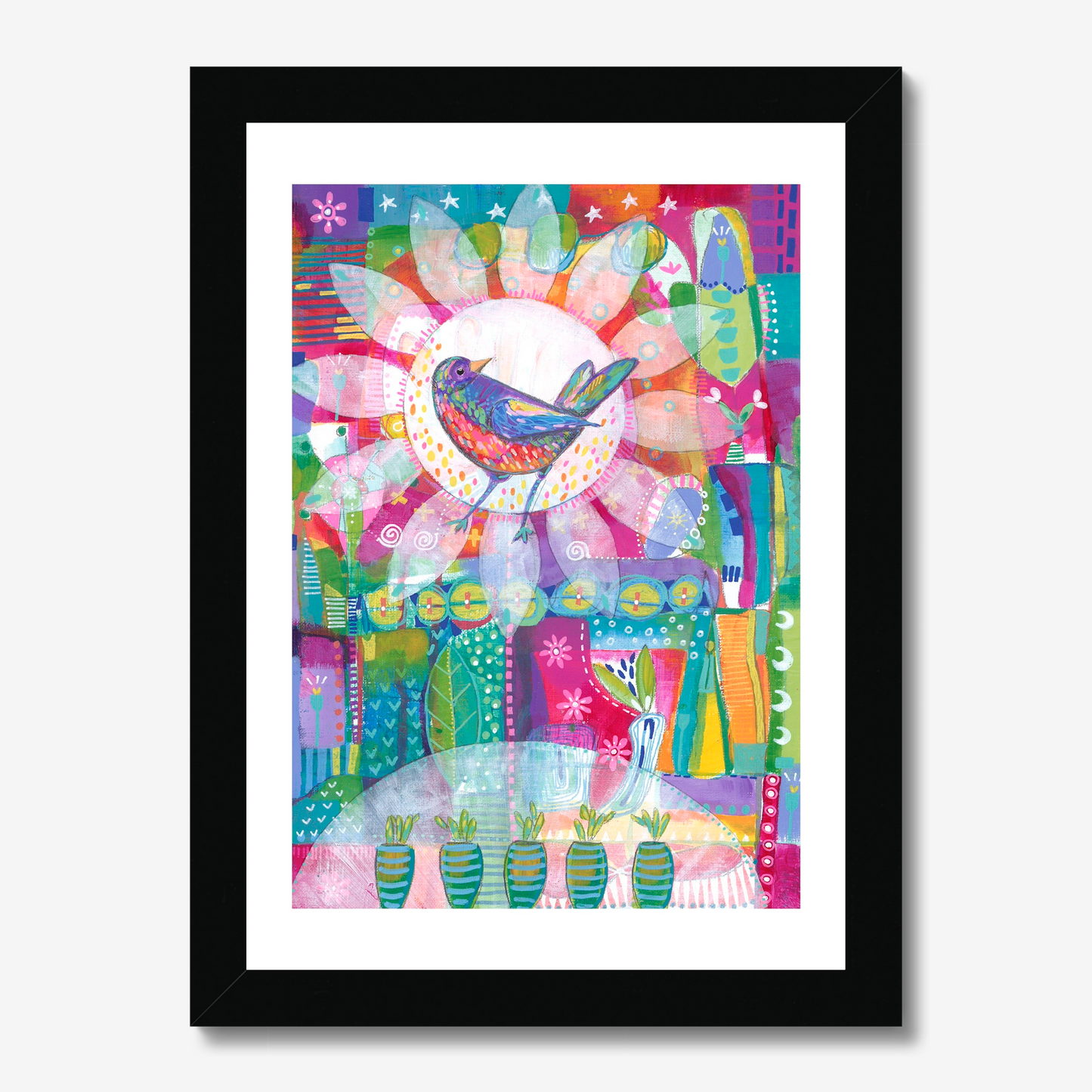 The Bird Who Heard the Blossoms Secret - fine art print