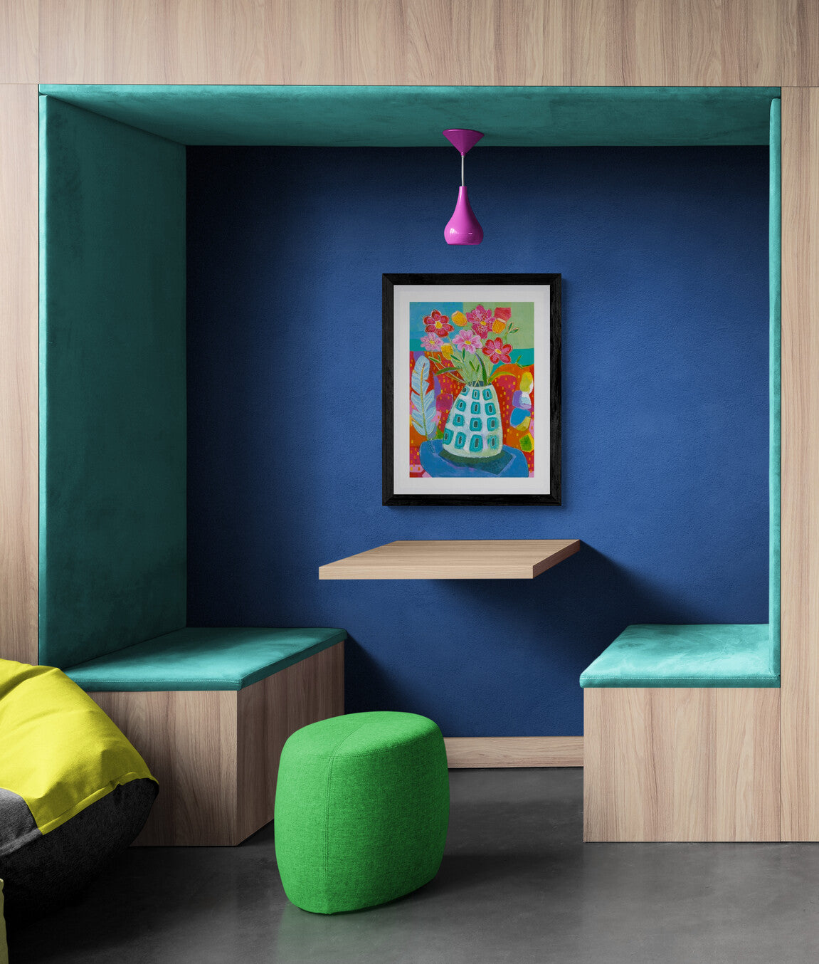 The Day The Blooms Threw a Colour Party - fine art print