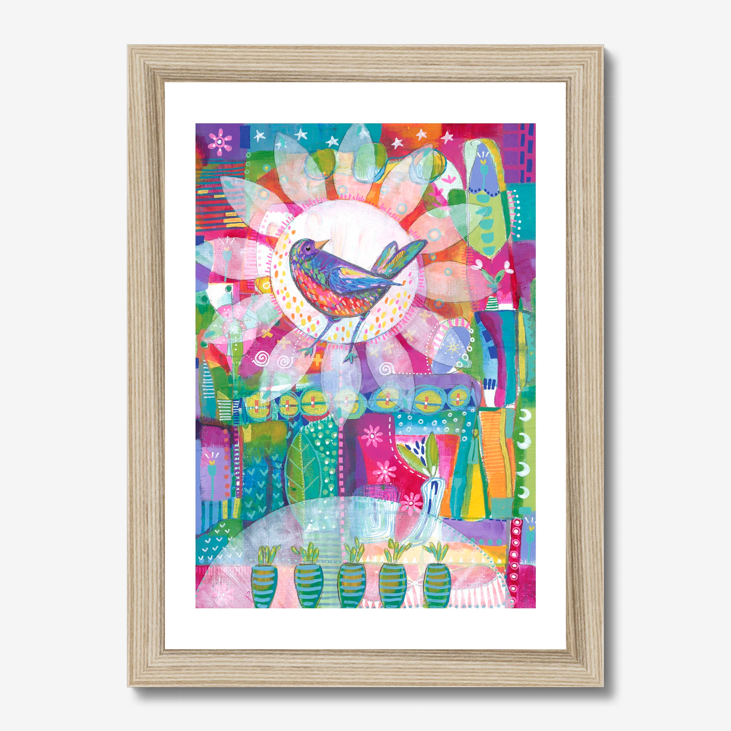 The Bird Who Heard the Blossoms Secret - fine art print