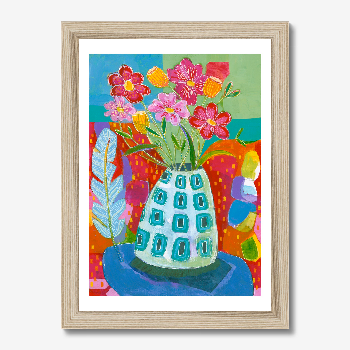 The Day The Blooms Threw a Colour Party - fine art print