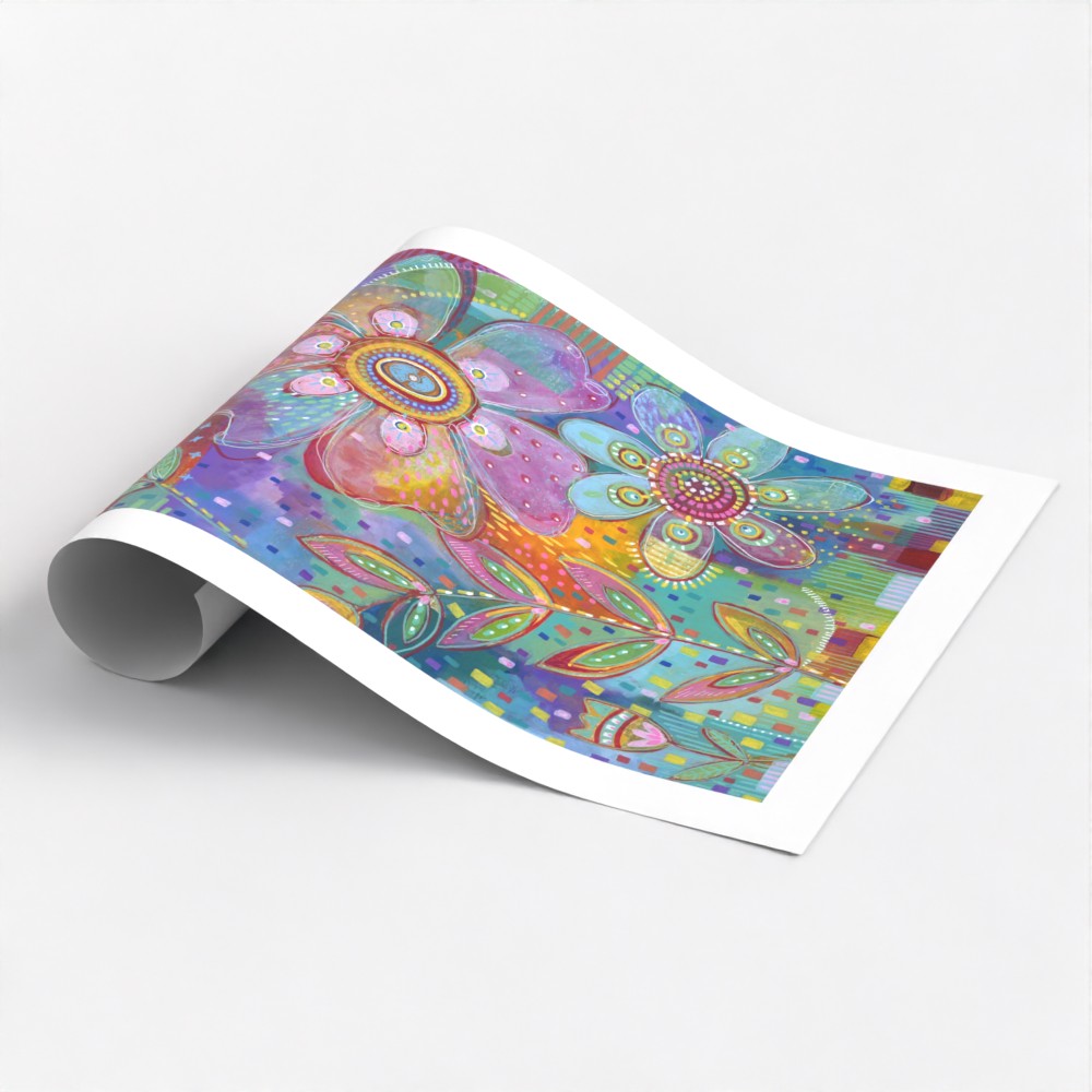 When Flowers Painted the Sky - fine art print