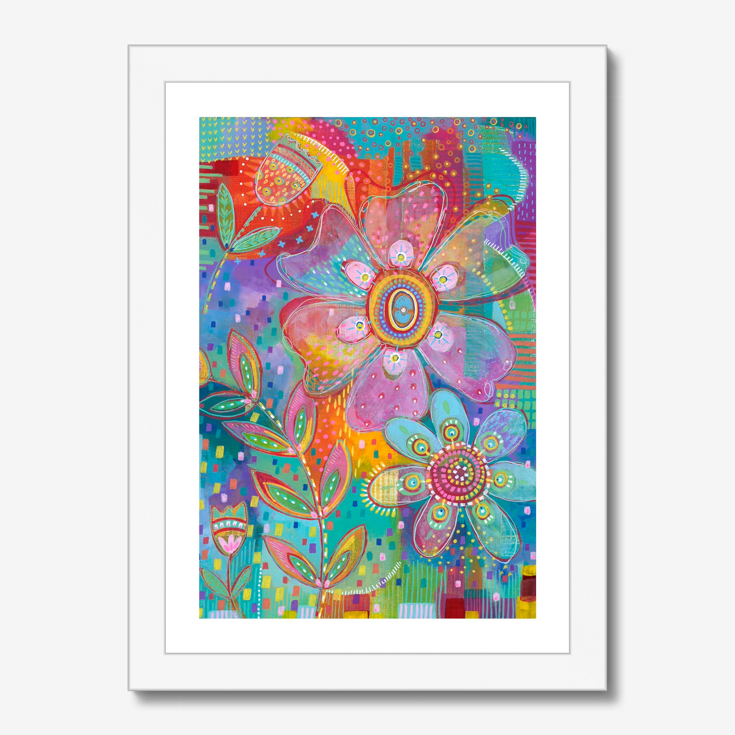 When Flowers Painted the Sky - fine art print