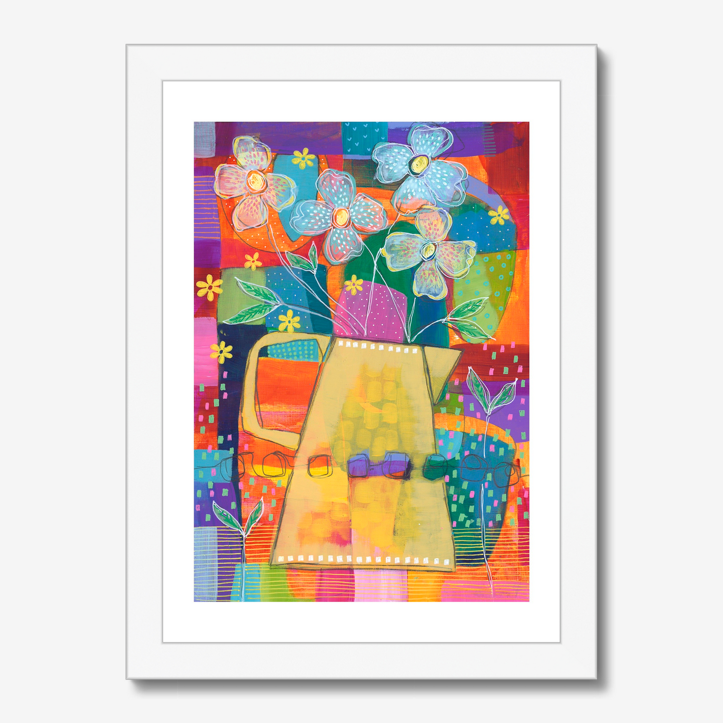 When Flowers Dream in Colour - original artwork