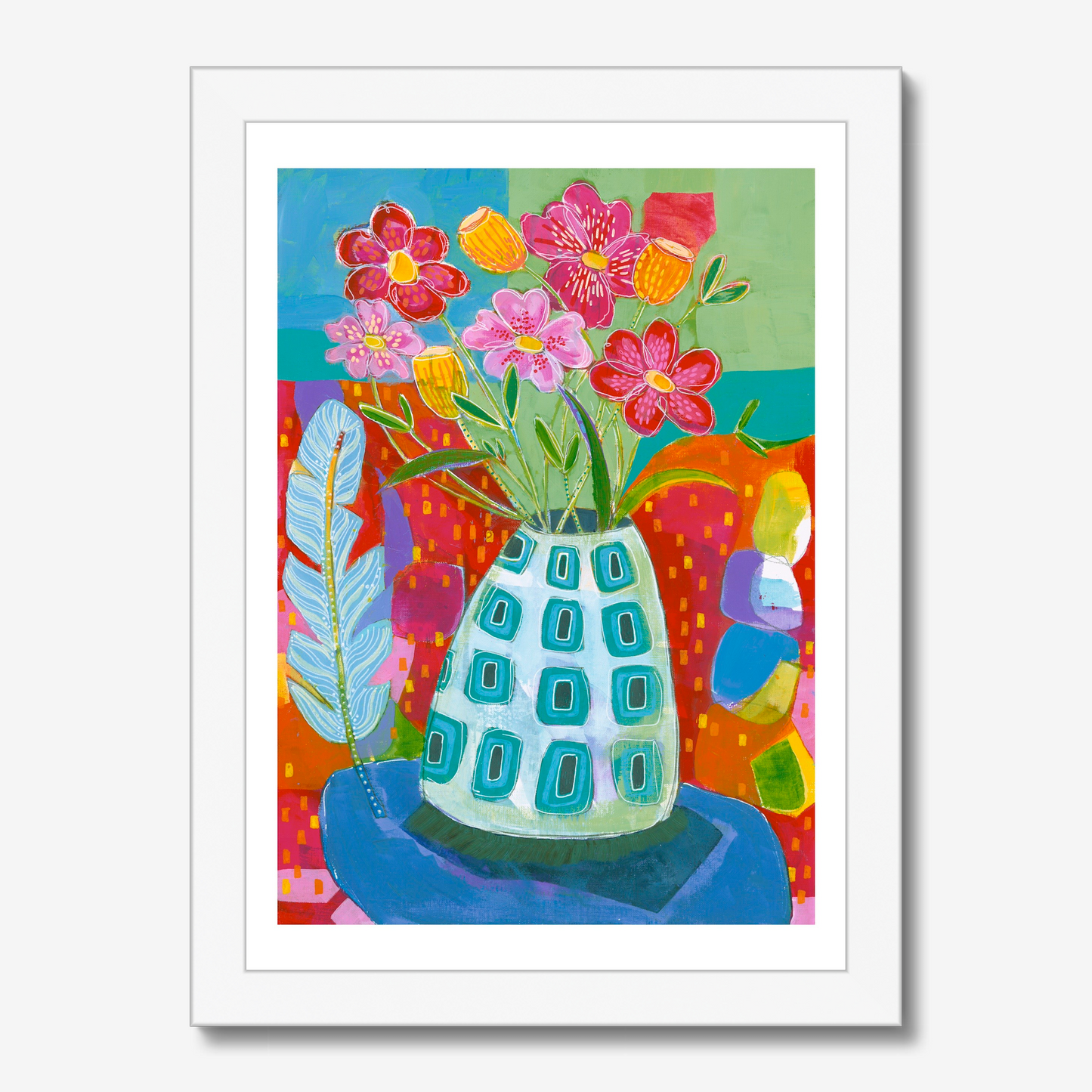 The Day The Blooms Threw a Colour Party - fine art print