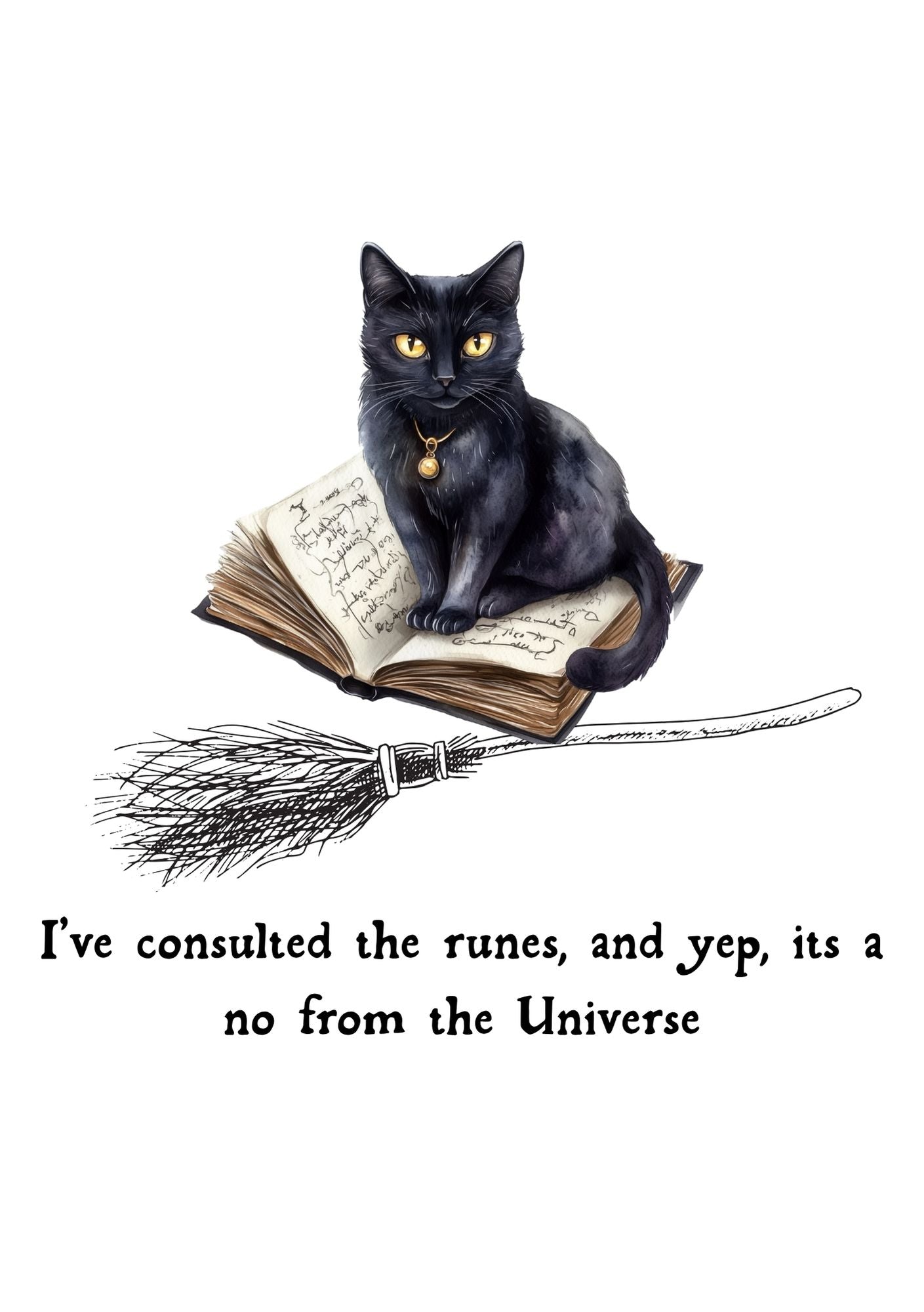 A No From the Universe A5 print