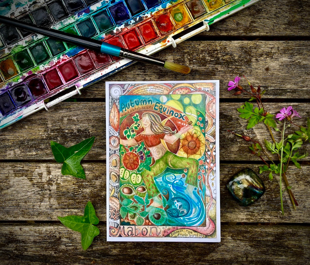 The Wheel - set of 8 greetings cards