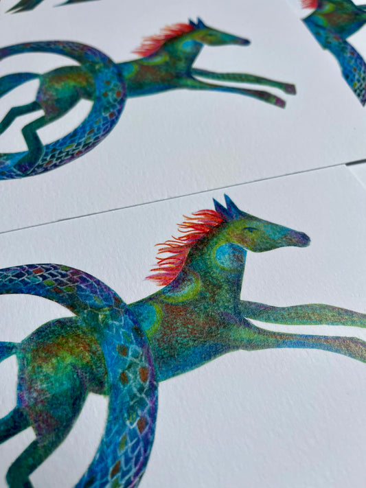The Firehorse - A5 print