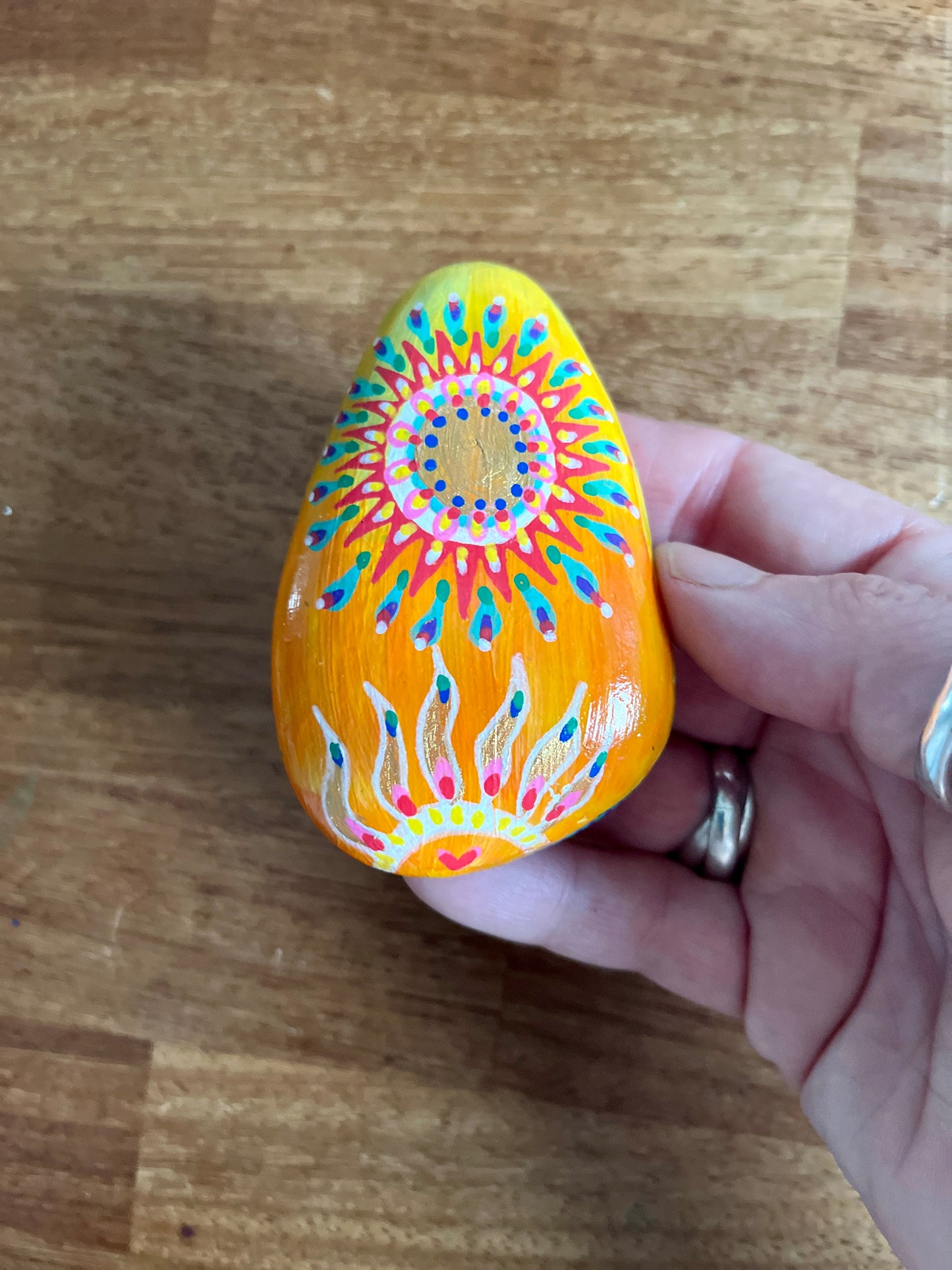 Litha Blessing Pebble