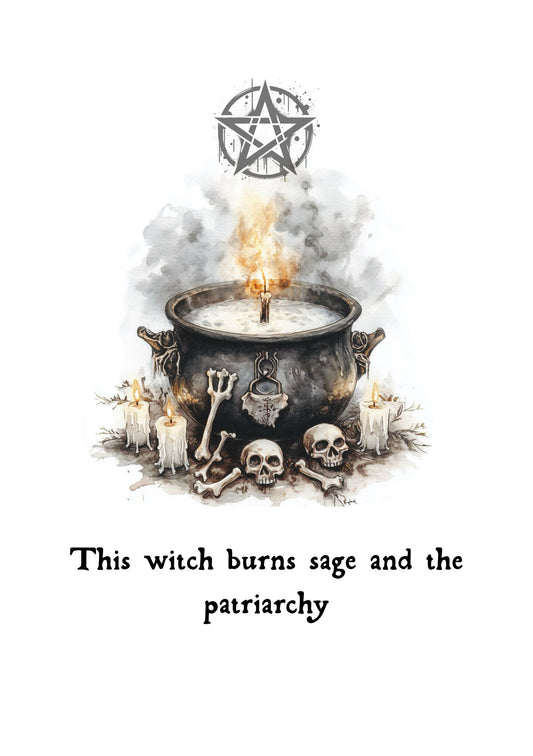 Sage & Patriarchy A5 Print