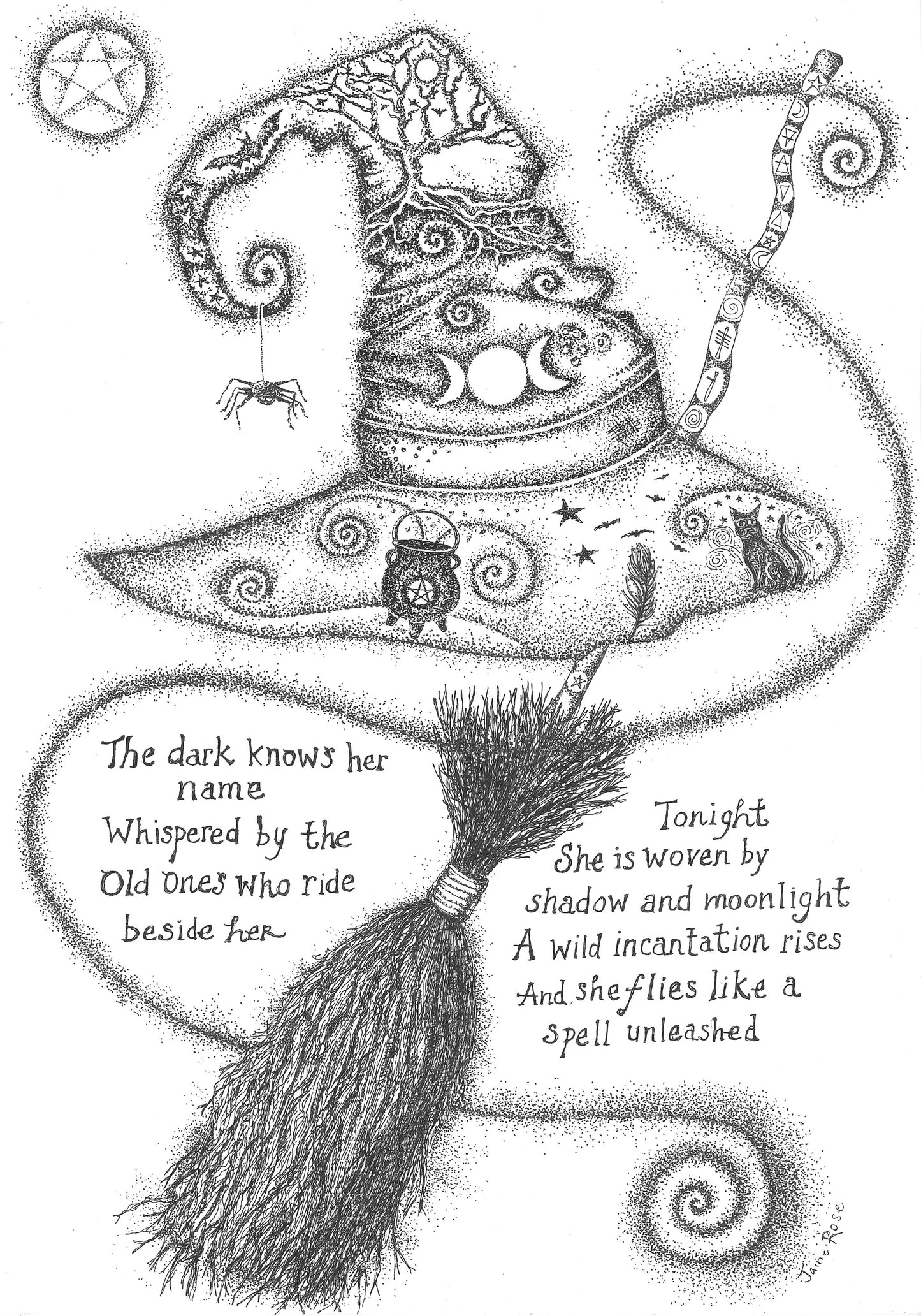 Wheel of the Year altar card collection