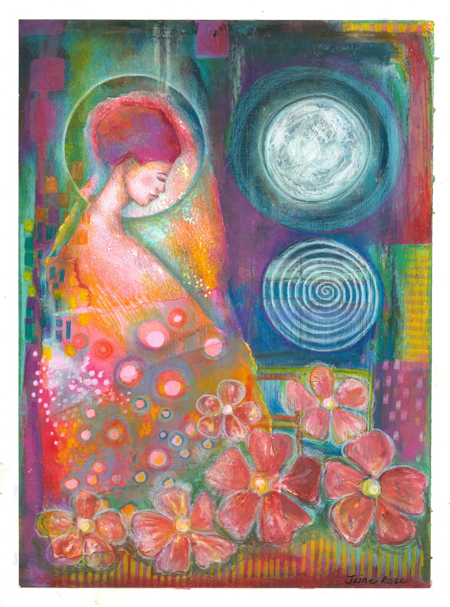 She of the Spiral - fine art giclee print - 11 x 14'