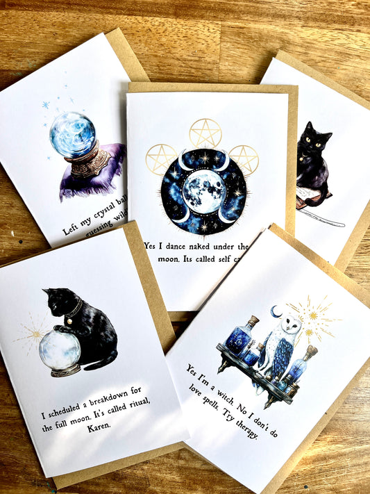 The Spell Pack of Greetings Cards