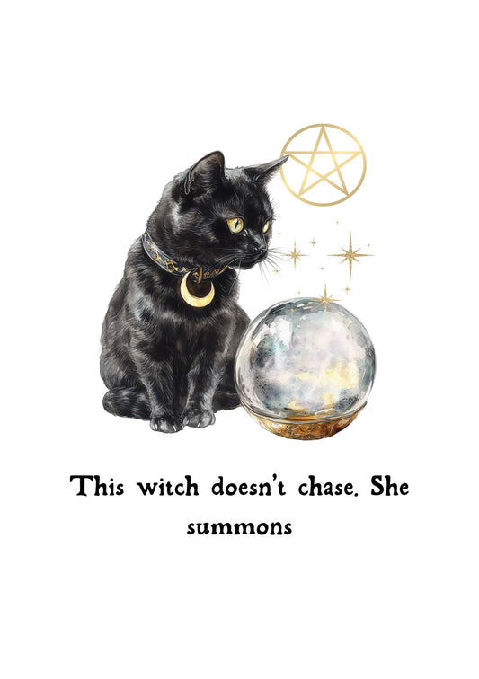 This Witch Summons A5 Print