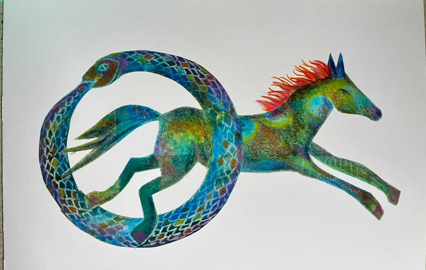 The Firehorse - A5 print