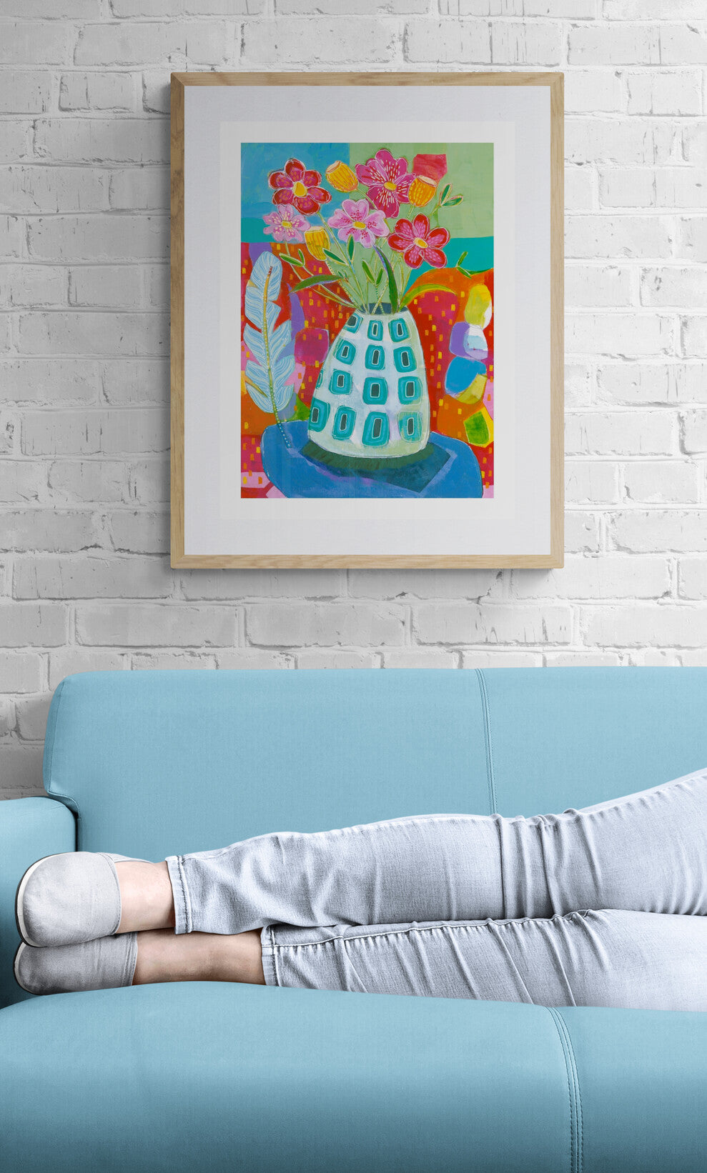 The Day The Blooms Threw a Colour Party - fine art print
